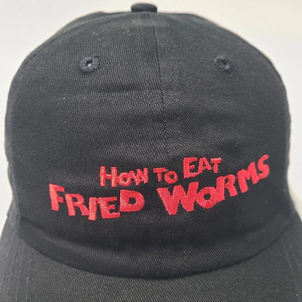 Vintage Youth How To Eat Fried Worms Movie Promo‎ Hat Cap Adjustable 2006 Comedy